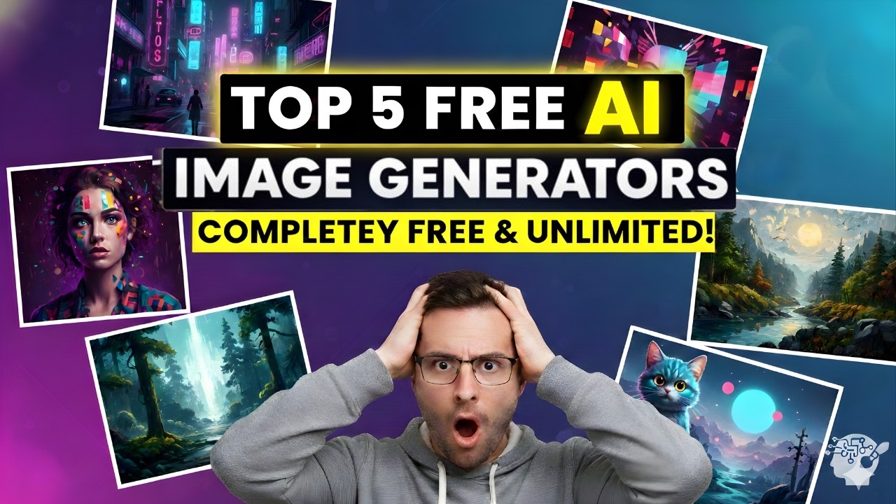 Top 5 FREE AI Image Generators (Unlimited & No Cost) - YouTube