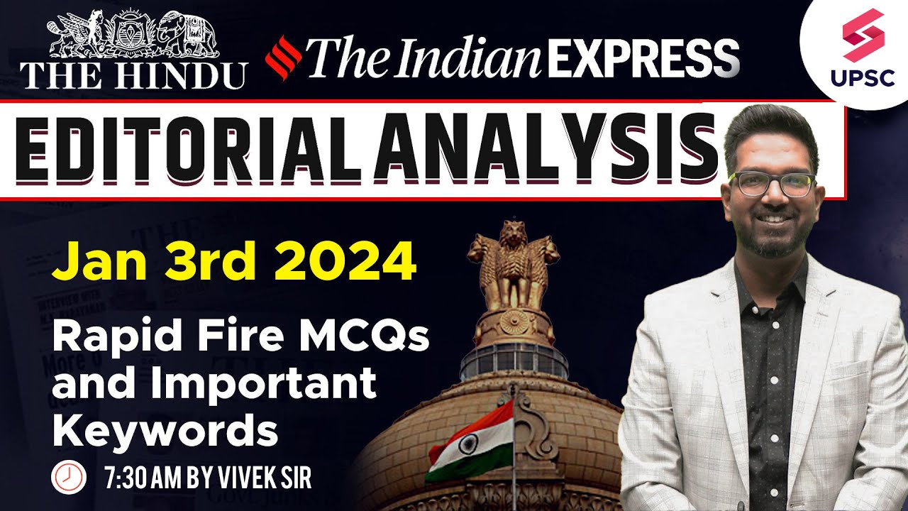 3rd Jan 2024 - The Hindu & Indian Express Newspaper Analysis by Vivek ...