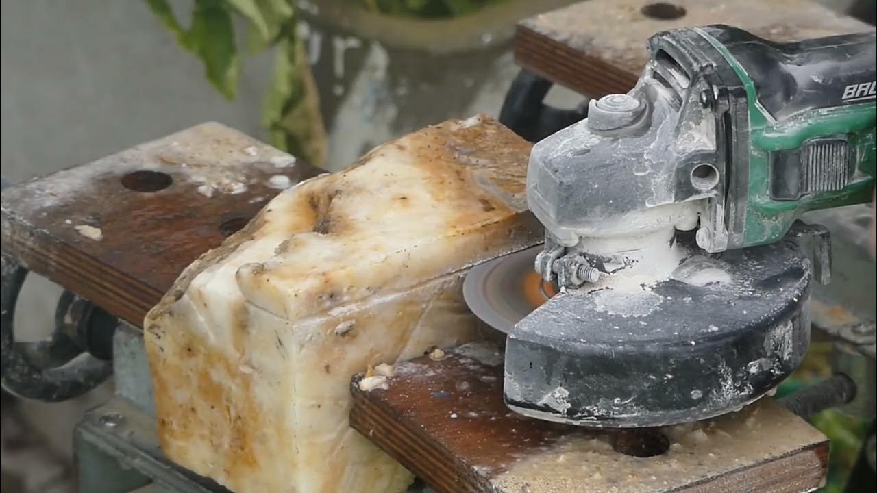 Grinding Quartz with a Diamond Grinder for an Hour YouTube