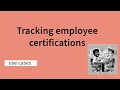 How to Track Employee Certifications