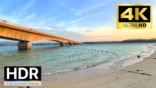 夕方の古宇利島を散歩 2024 Kouri island, Okinawa 4K Walking Tour, May 2024【4K HDR】