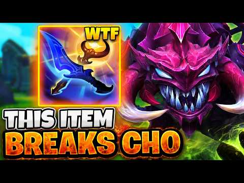HOLD UP! THIS ITEM IS ACTUALLY GOD MODE ON CHO'GATH! (KILL THEM INSTANTLY)
