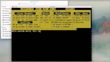 WordStar — saving!