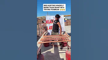 BRO HURTING HIMSELF MORE THAN WHAT HE S TRYING TO BREAK Voiceover 