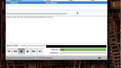 ALDS 2201: Getting audio into ExpressScribe