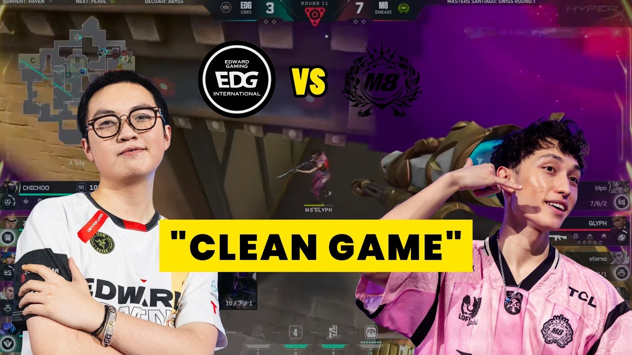 Основные моменты матча EDG против M8 | Valorant Masters Сантьяго 2026