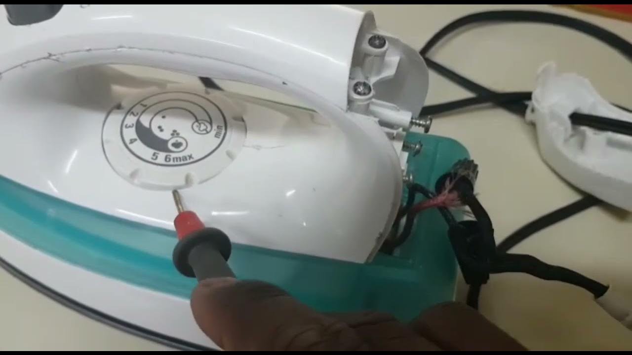 Black and Decker iron Check and repair a deffective thermostat. YouTube