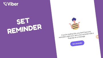 How to set reminder in Viber on message 2022