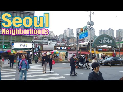 Seoul, Korea - Walking Tour of Neighborhood - 4K - Geumho 4-ga-dong [Seongdong-gu 3] 13(3)-20