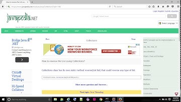 How to reverse the List using Collections? - javapedia.net