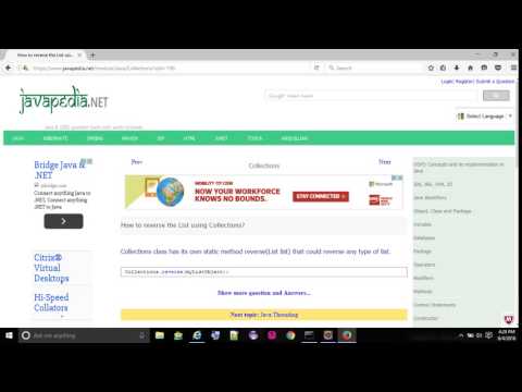 How to reverse the List using Collections? - javapedia.net