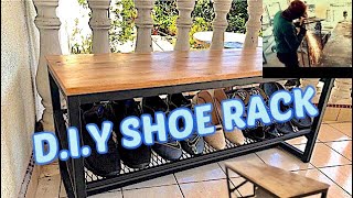 Metal Shoe Rack Diy Diy Rak Kasut Besi Part 1 Youtube