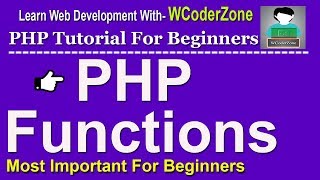 PHP Functions Tutorial For Beginners ‍- PHP Tutorial