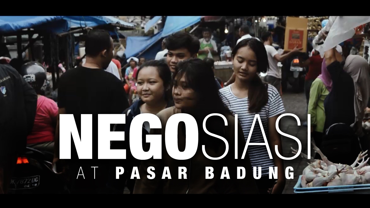NEGOSIASI - Cara nego di Pasar Badung 