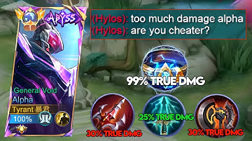 GLOBAL ALPHA UNLIMITED TRUE DAMAGE BUILD 2024!! 💀(must try)