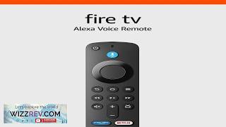 Amazon Fire TV Alexa Voice Remote (newest model) with TV controls requires
