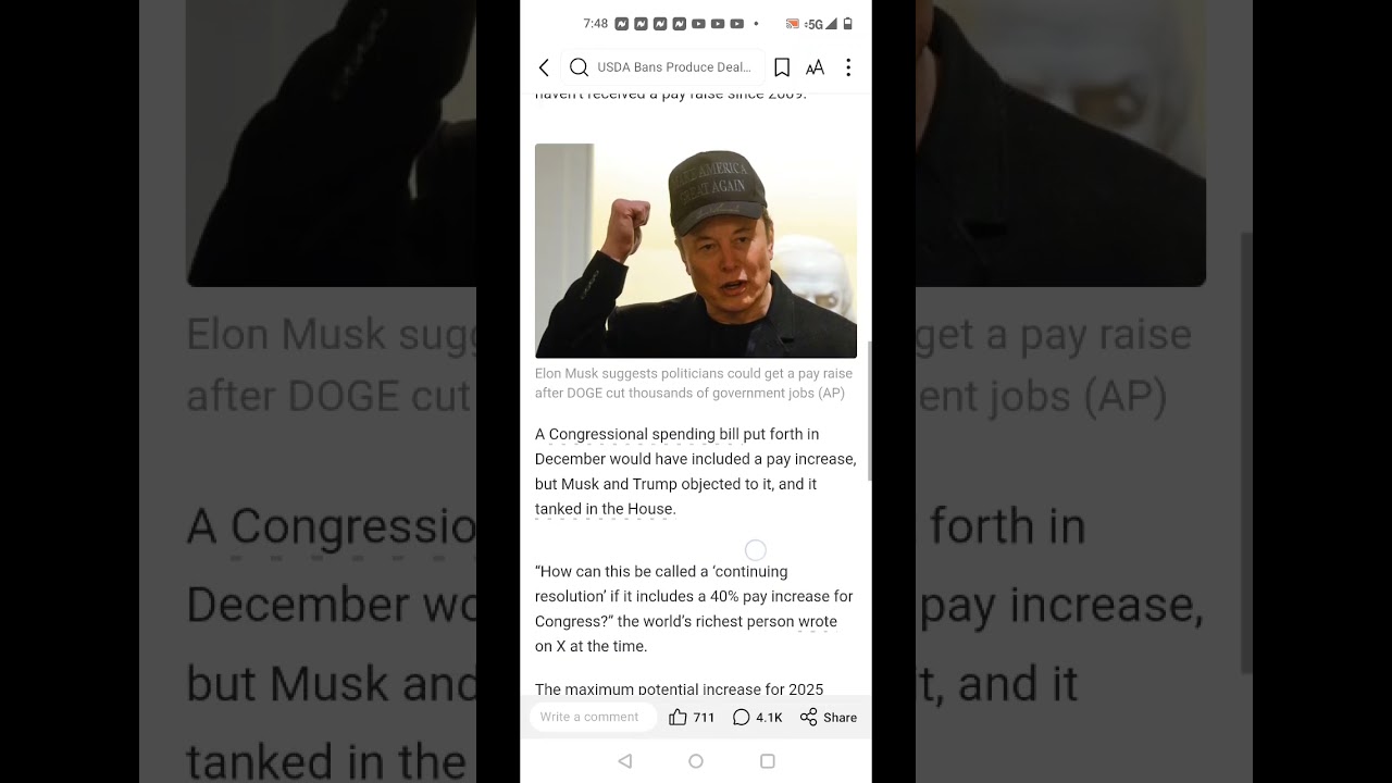 After slashing federal workers’ jobs, Elon Musk suggests pay hike for politicians