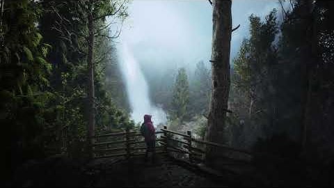 UE4: Washington Waterfall