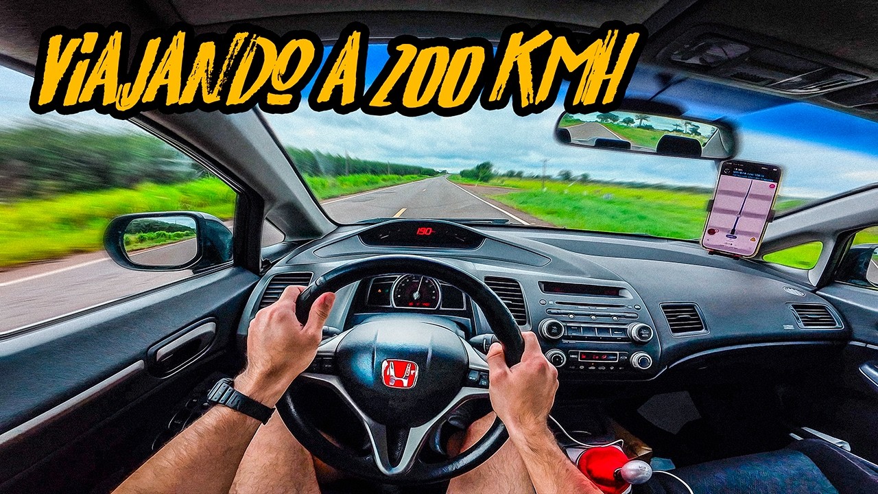 EXECUTEI O CIVIC SI NA ESTRADA!! 1000KM EM 6 HORAS