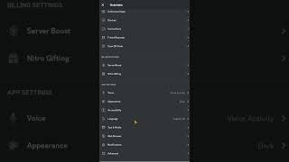 AMOLED-Mode on DISCORD #discord #discordserver #darkmode #settings #tips #shorts #nitro