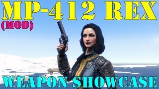 Fallout 4 Weapon Showcases Mp-412 Rex Revolver Mod