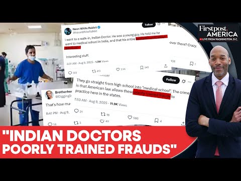 Indian Doctor’s 0 Medical Degree Sparks Online Racial Backlash in US | Firstpost America | N18G Indian Doctor’s 0 Medical Degree Sparks Online Racial Backlash in US | Firstpost America | N18G
