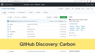 GitHub Discovery: Carbon
