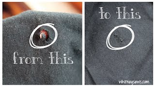 How to Fix a Tear in a Shirt, Basic Mending
