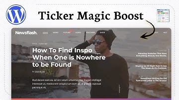 Een nieuwsticker toevoegen in WordPress (infodia)