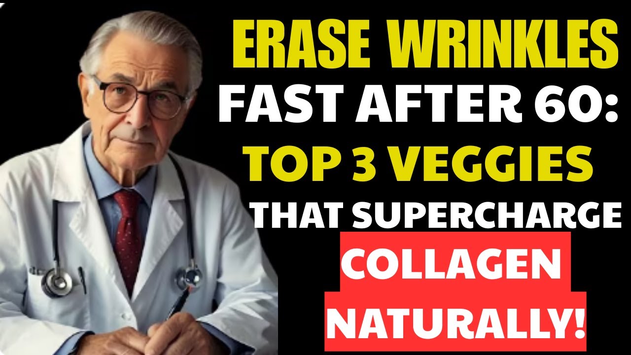 Rebuild Your Skin After 60: Top 3 Collagen-Boosting Veggies | Senior Health Tips