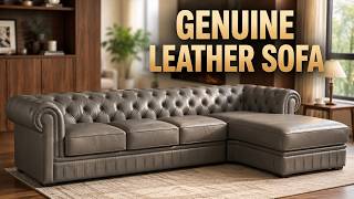 Best Genuine Leather Sofa: Top 8 Comfortable & Quality Couches 2026