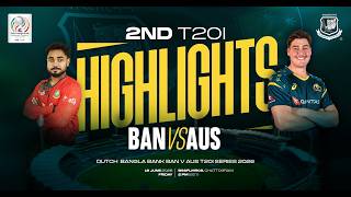 2nd T20I Highlights | Bangladesh vs Australia | Dutch-Bangla Bank T20I Series 2026 | Chattogram