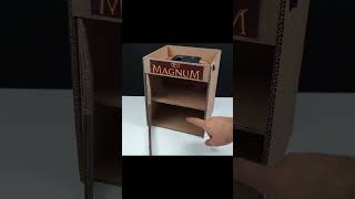 How to Make Mini Refrigator for Magnum #shorts