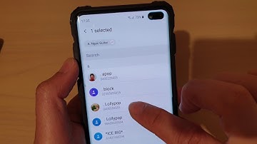 Galaxy S10 / S10+: How to Add / Remove Members to a Contact Group