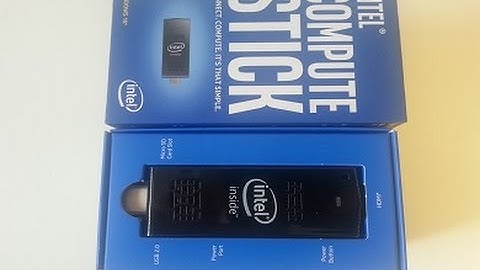 Intel Compute stick Unboxing and Quick Review