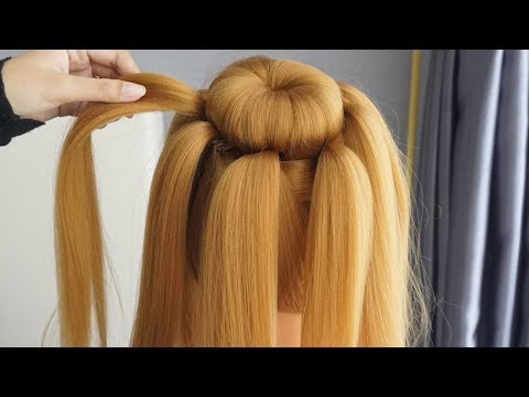 New Latest Hairstyle For Party  Easy Bun Hairstyle For Gown | Perfect Prom Hairstyles 2020