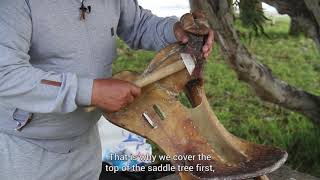 Кыргыз  ээр. Eer - a kyrgyz saddle.