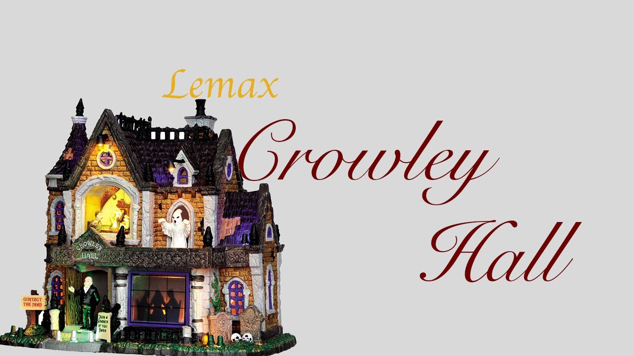 Lemax Crowley Hall review YouTube