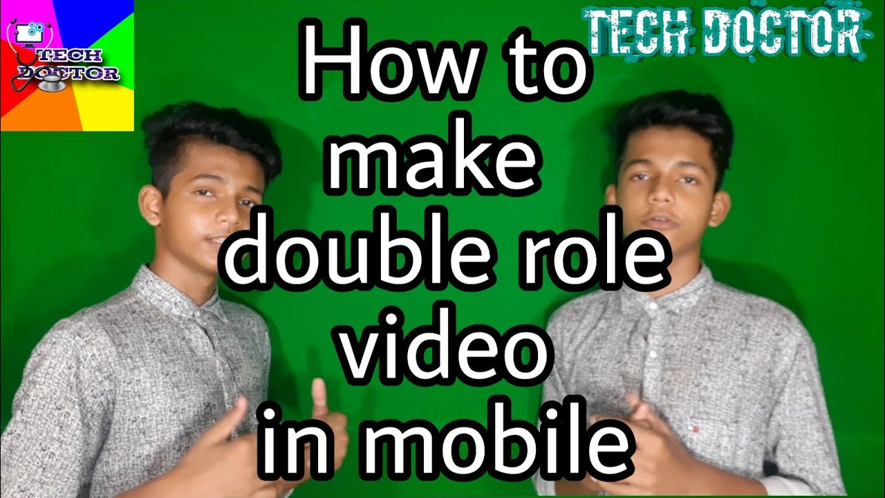 How to make double role video in mobile.Kinemaster.Very easy.Tech