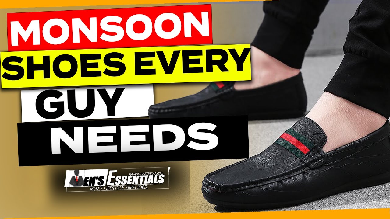 rainy season footwear for men