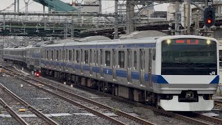 【4K高画質】【E531系K414編成  東大宮出場回送（臨時※MM気吹）】E531系0番台ｶﾂK414編成が回送電車として静かに大宮駅4番線を通過するシーン（回9554M）2026.6.27