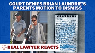 LIVE Lawyer Reacts: Court Denies Brian Laundrie’s Parents Motion to Dismiss