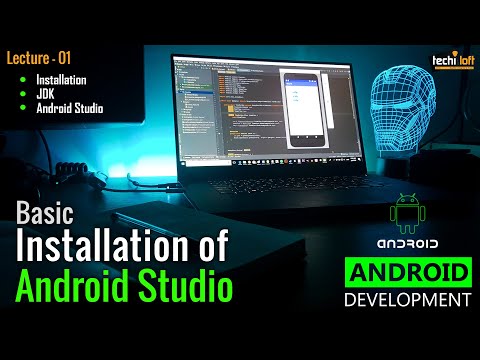 Lecture 01 - Installation of Android Studio and JDK | Android Development | AbuBakar | TechiLoft