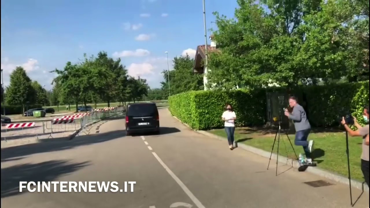 Inzaghi day, il tecnico lascia il Centro Sportivo Suning