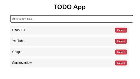 Create TODO List App in 1 Minute using ChatGPT #openai #chatgpt