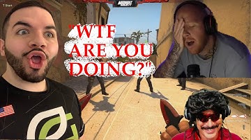 CourageJD trying to clutch while getting SHOUTCASTED by Timthetatman & DrDisrespect