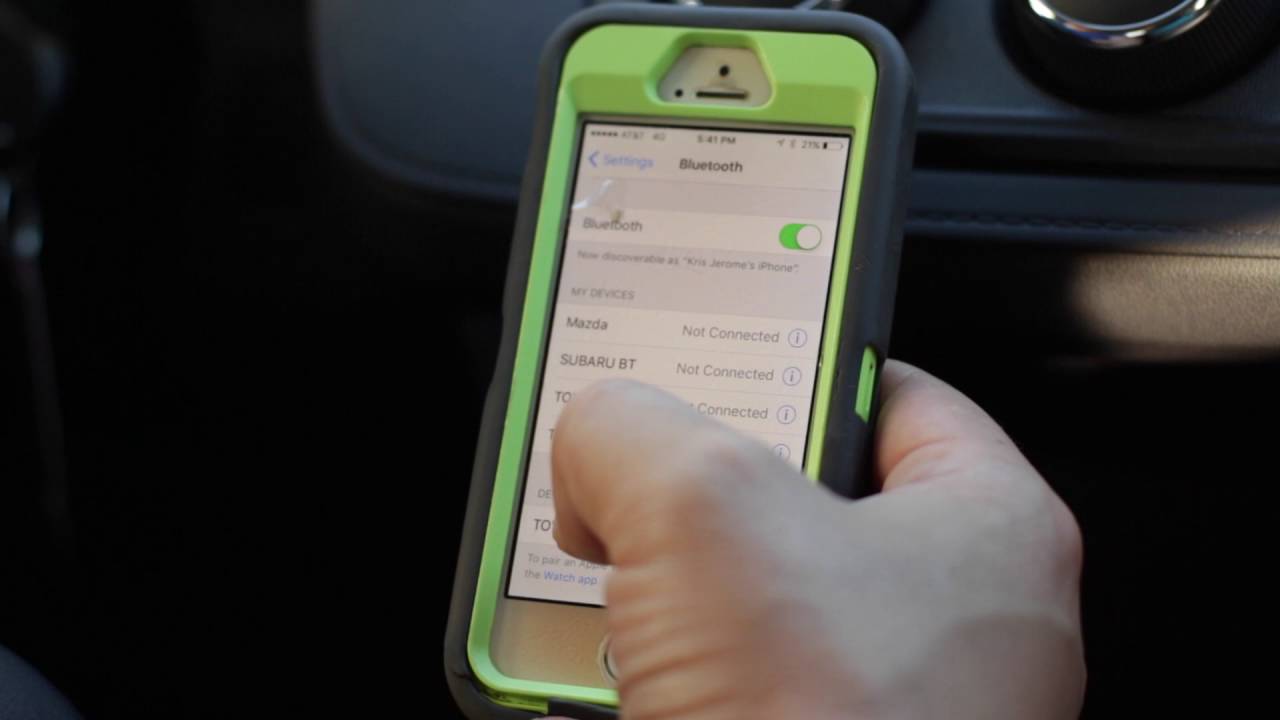 How To Add A Second Phone To Your Toyota's Bluetooth - YouTube