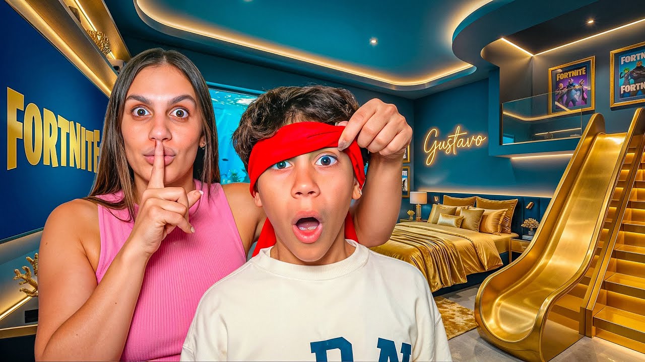 We Built Our Son a SECRET Dream Room (He Had No Idea!)