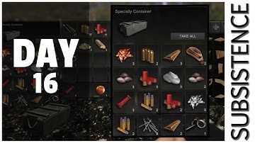 Awesome locked crate on a stormy day in Subsistence