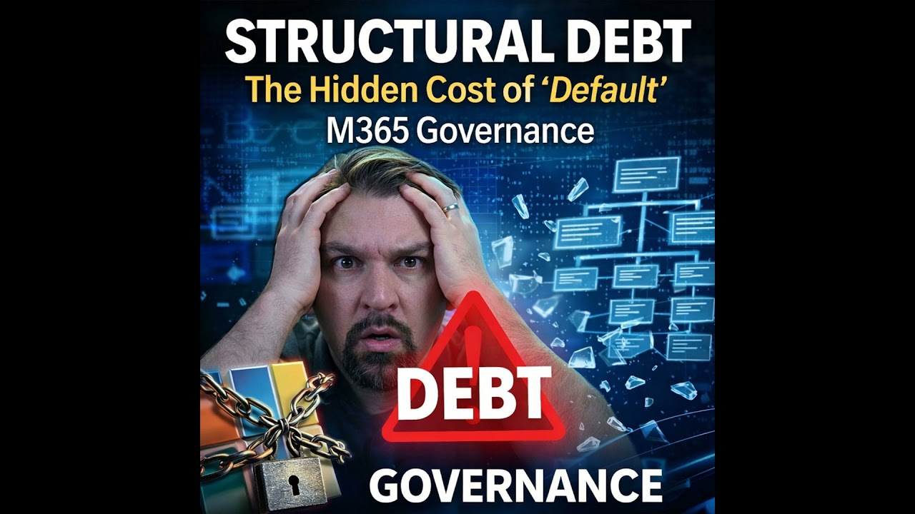 Structural Debt: The Hidden Cost of 'Default' M365 Governance